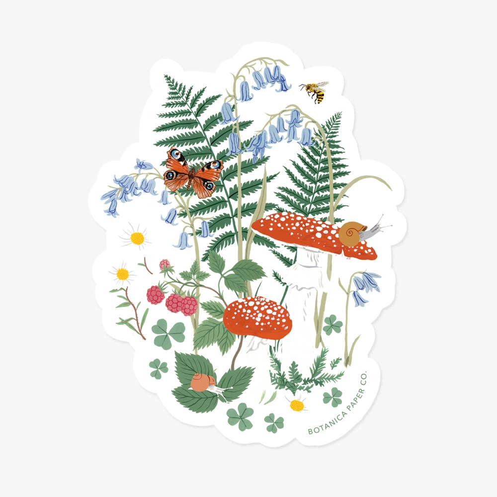 Vinyl Sticker; Woodland (Clear)