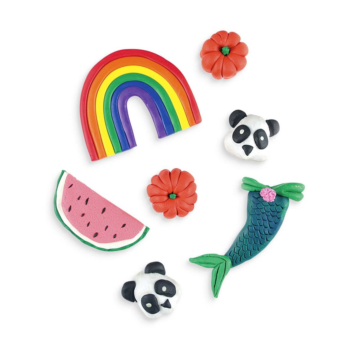Ooly Creatibles D.I.Y. Eraser Kit; Eraser Clay (12 Colors)