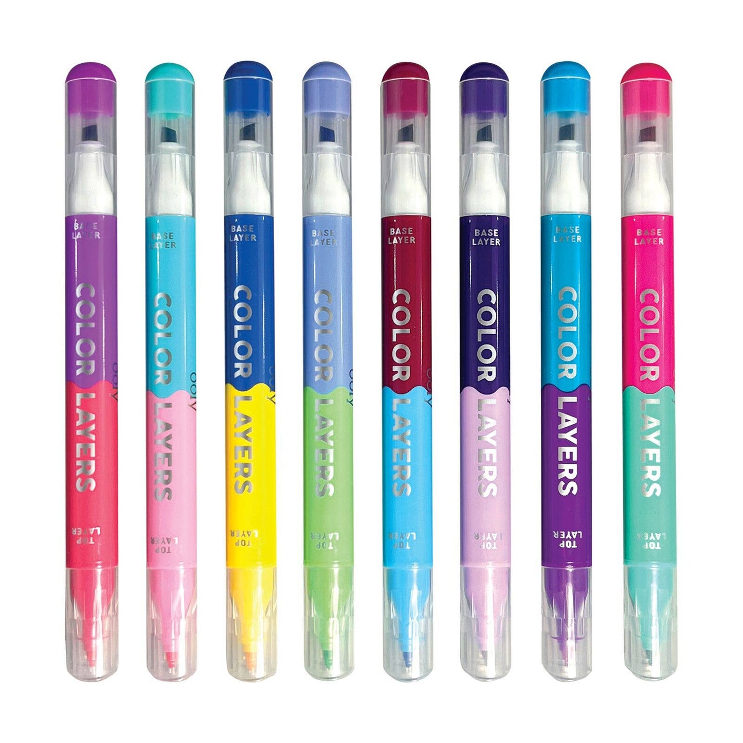 Ooly Color Layers Double-Ended Markers (Set of 8)