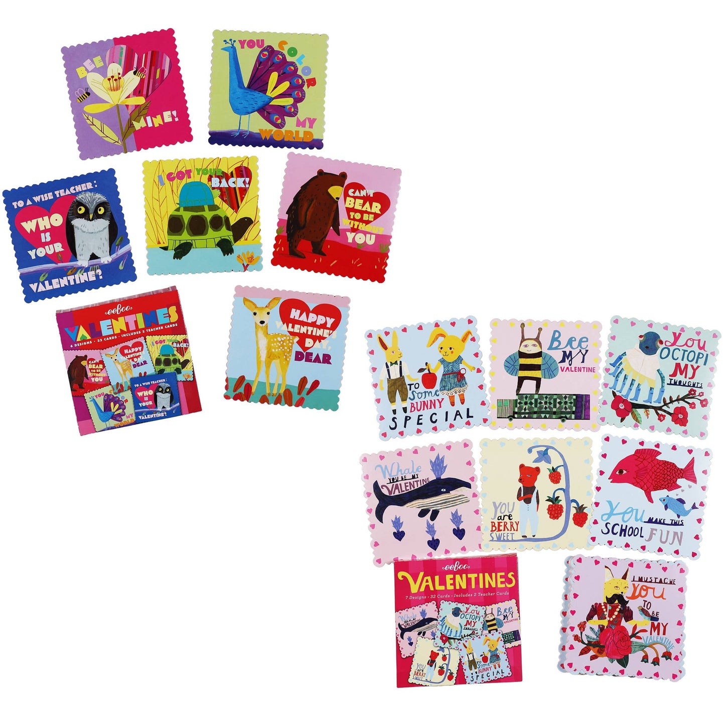 Eeboo Valentine Packs (4 Styles)
