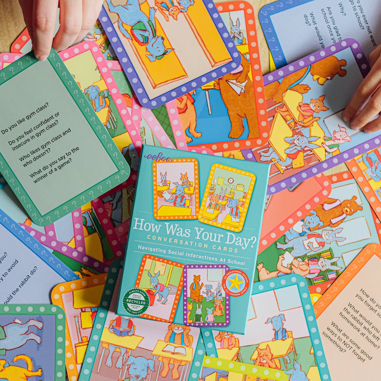 Eeboo Conversation Cards; How Was Your Day?