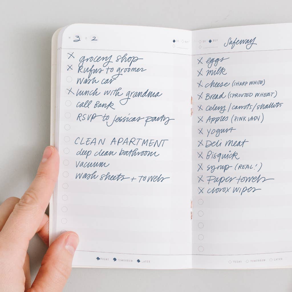 Notebook 2-Pack; Everyday Checklists (48 Ruled Pages)
