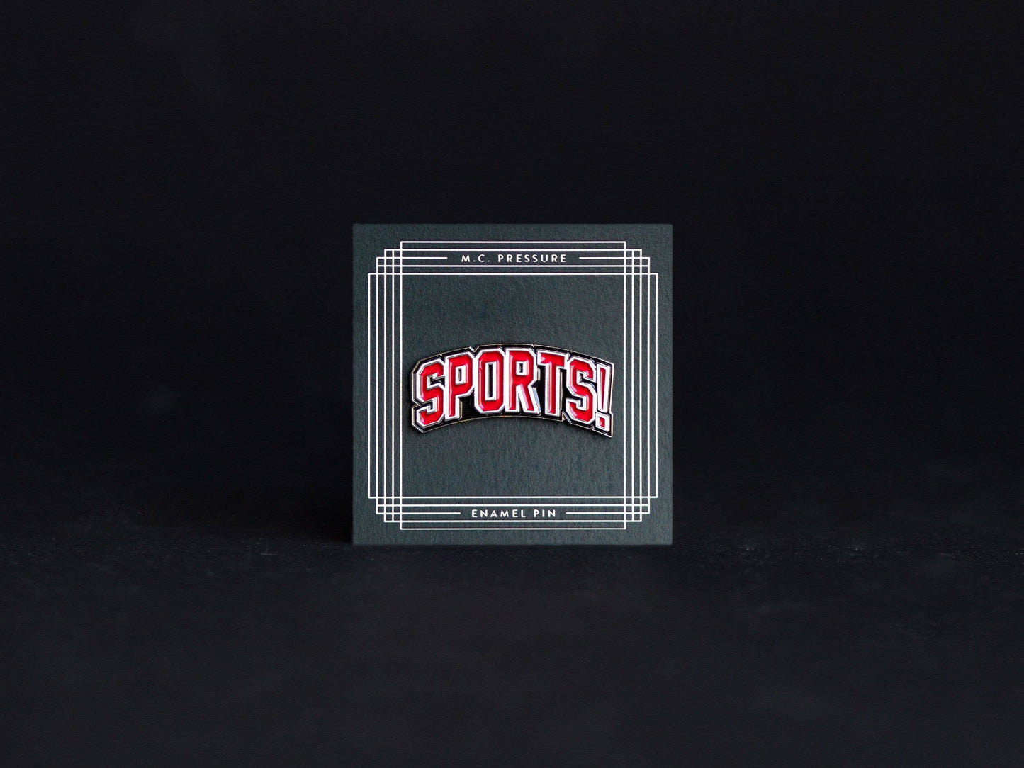 Enamel Pin; Sports By M.C. Pressure