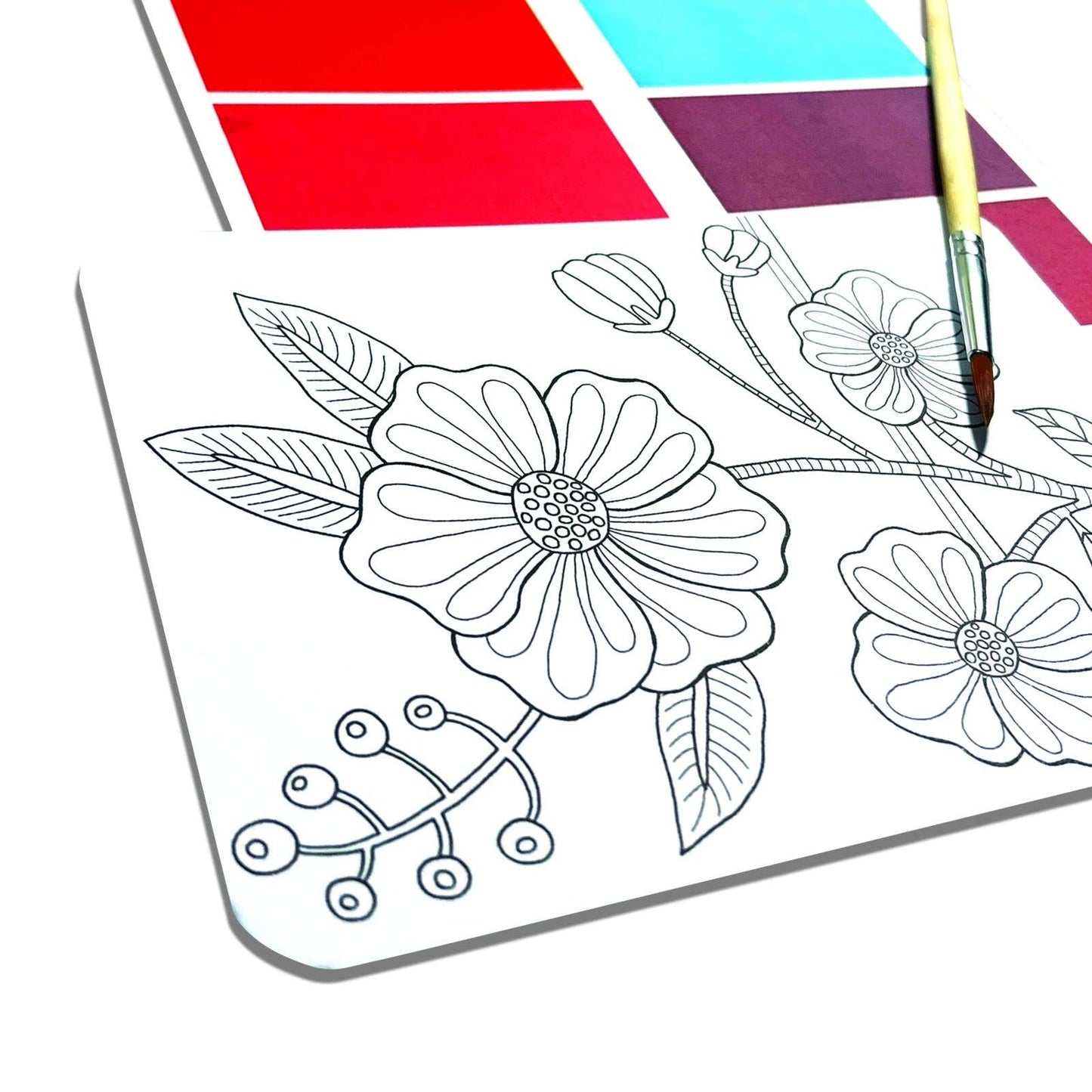 Ooly D.I.Y. Watercolor Kit; Scenic Hues, Flowers & Gardens