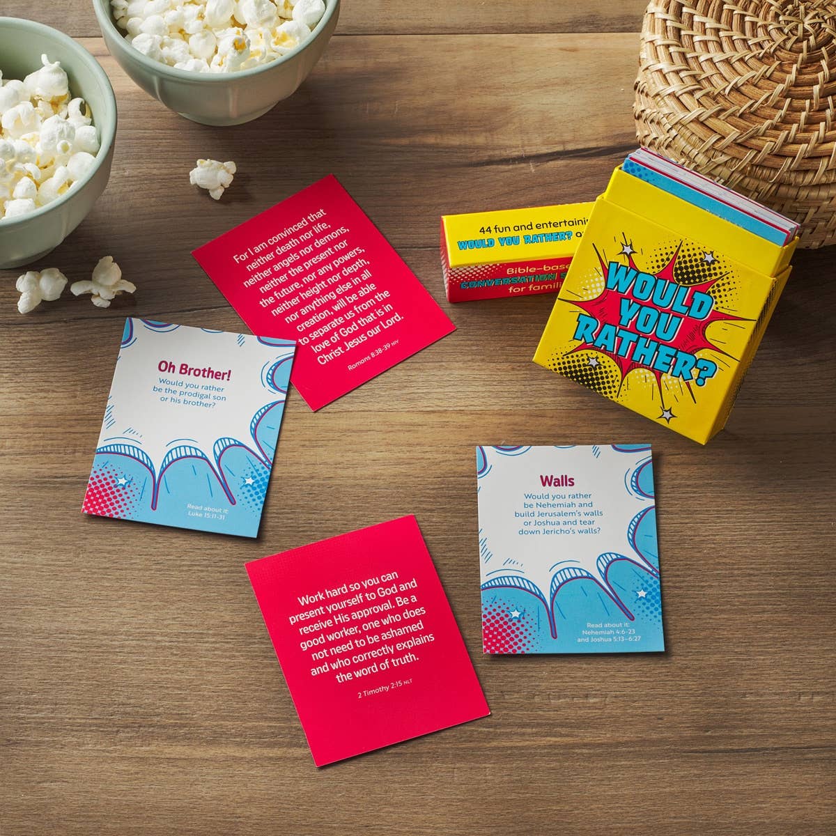 Conversation Starters for Families; Would you Rather (Bible Theme)
