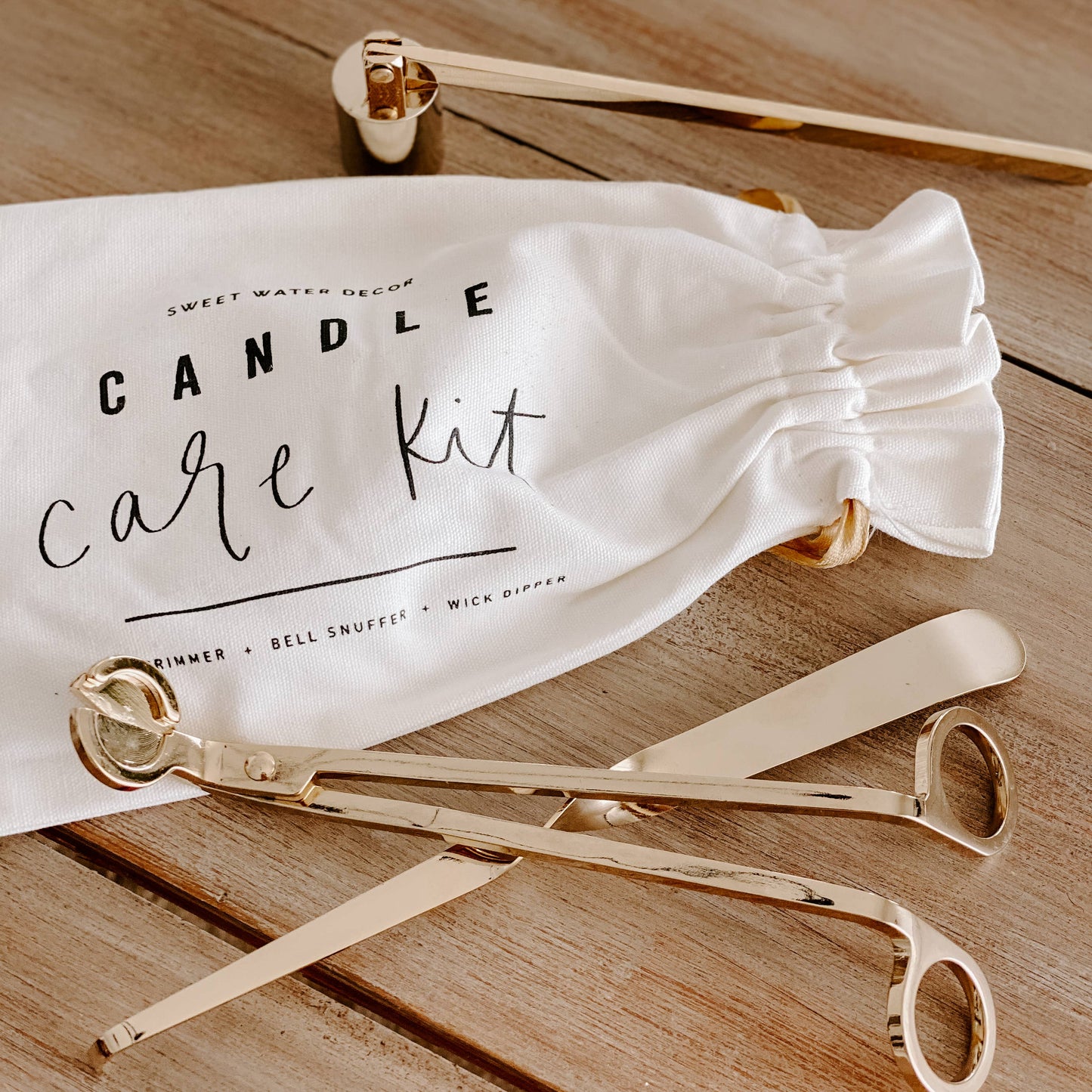 Gold Candle Care Kit By Sweet Water Decor
