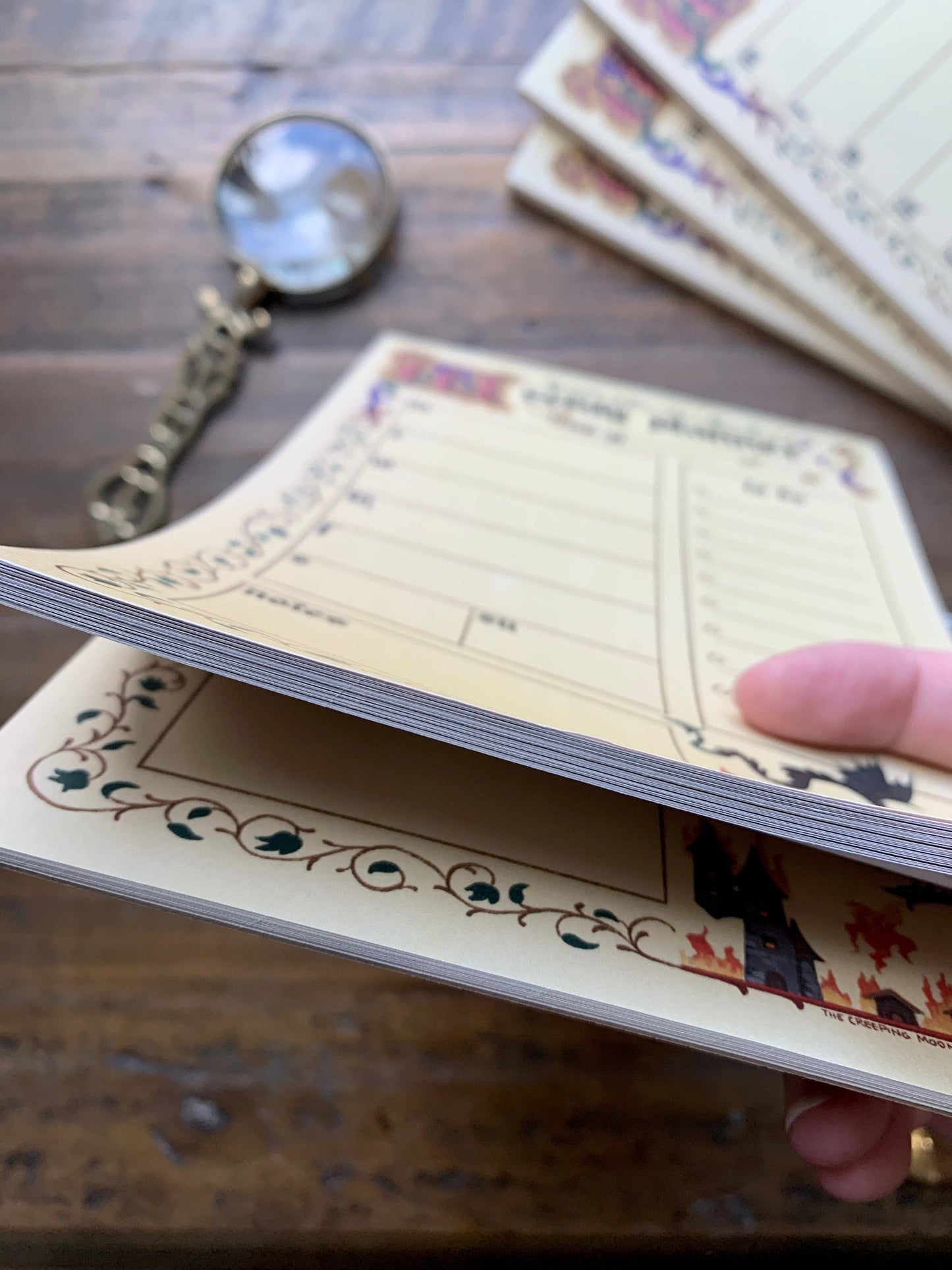 Weekly Planner Notepad; Medieval (5.5 x 8.5)
