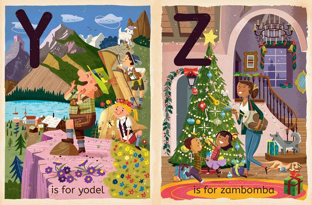Alphabet Board Book; M is for Music