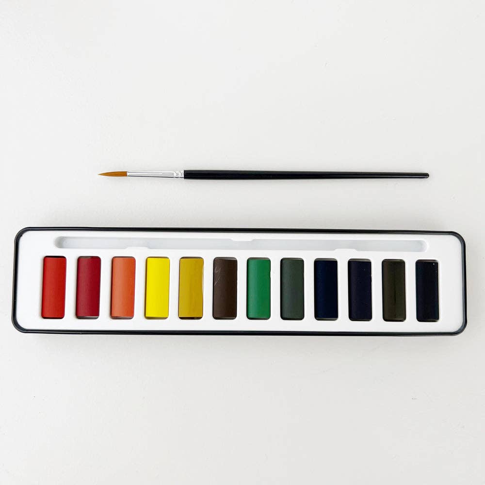 Watercolor Paint Set By Emily Lex Studio (12 Colors)