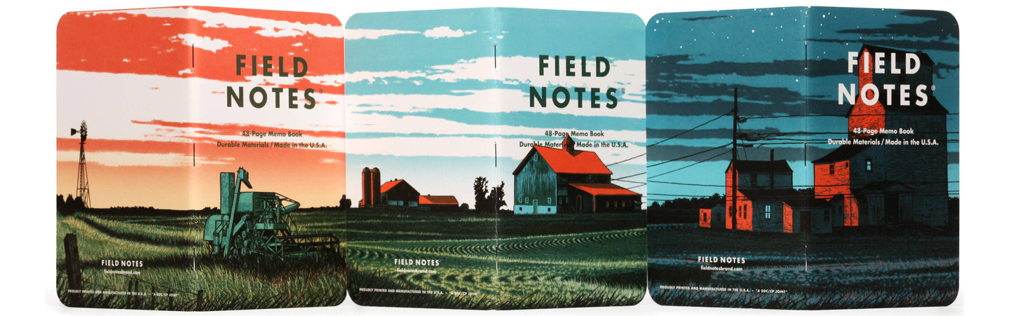 Field Notes; Heartland (3-Pack)