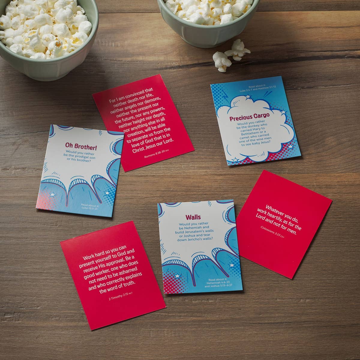 Conversation Starters for Families; Would you Rather (Bible Theme)