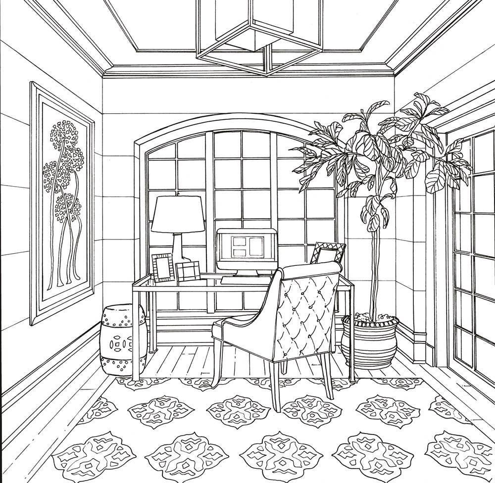 Coloring Book; Color At Home (80 Pages)