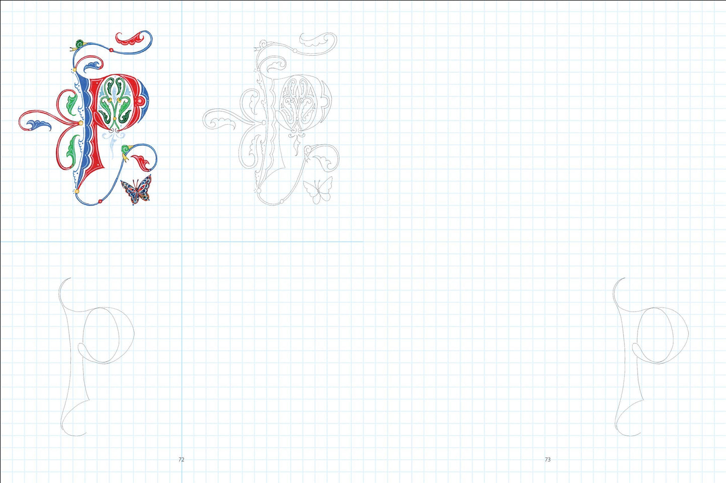 Sketchbook; Illuminated Letters