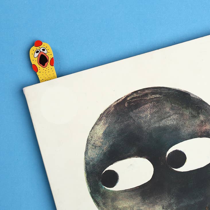 Bookmark; Rubber Chicken (Die Cut) By Humdrum Paper