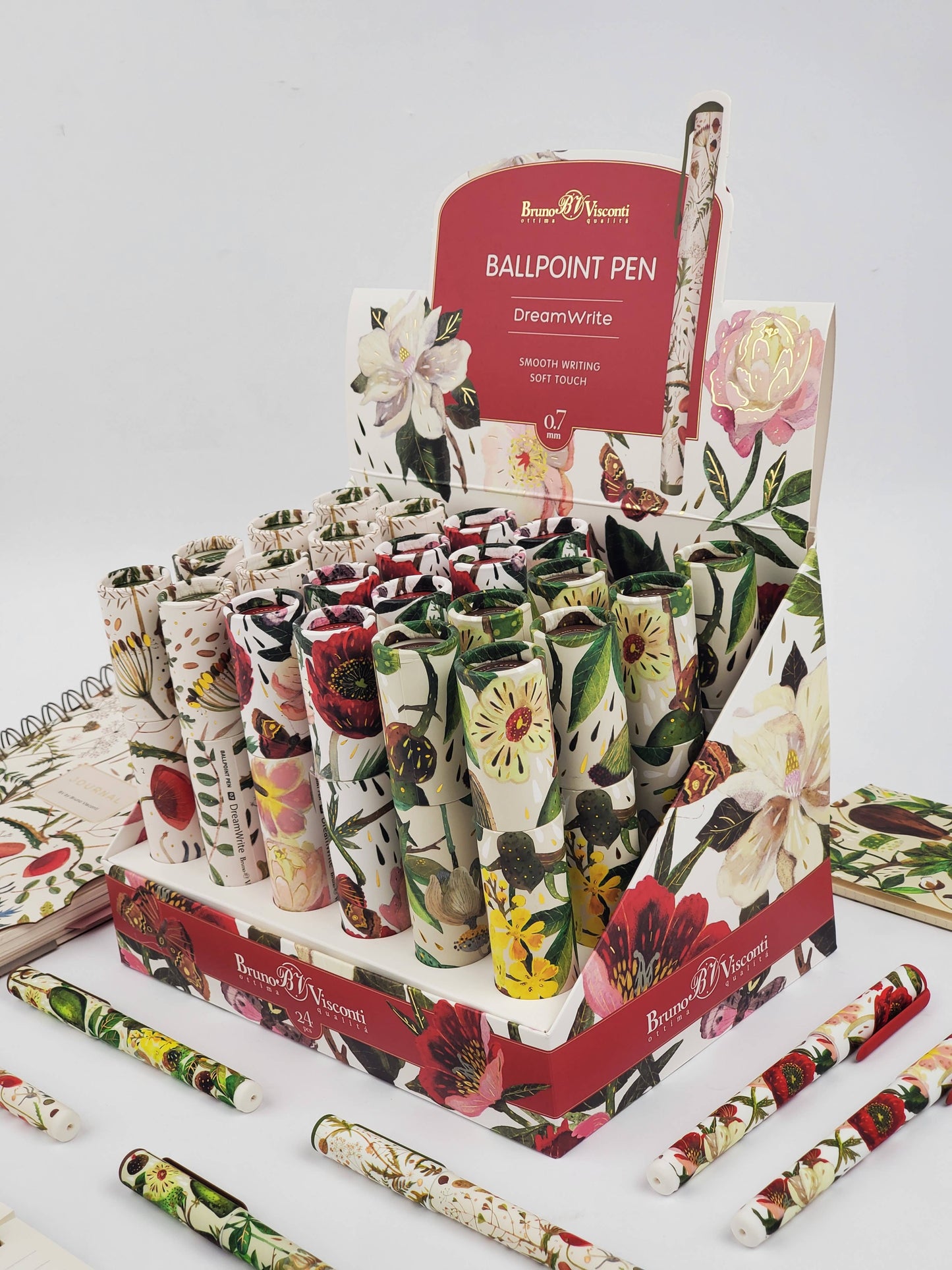 Ballpoint Pens; DreamWrite Bloom Flora Series (3 Designs)