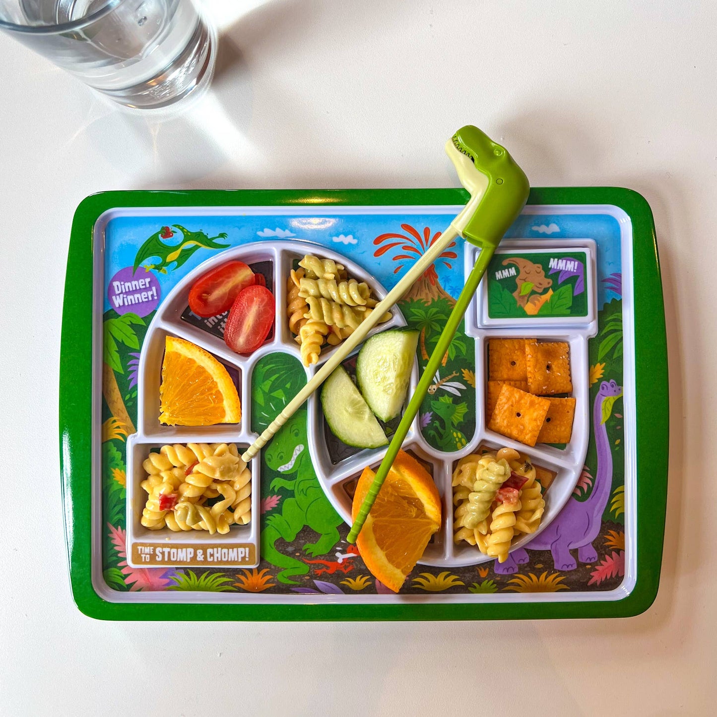 Dinner Winner; Dinosaur Kids (Tray / Plate)