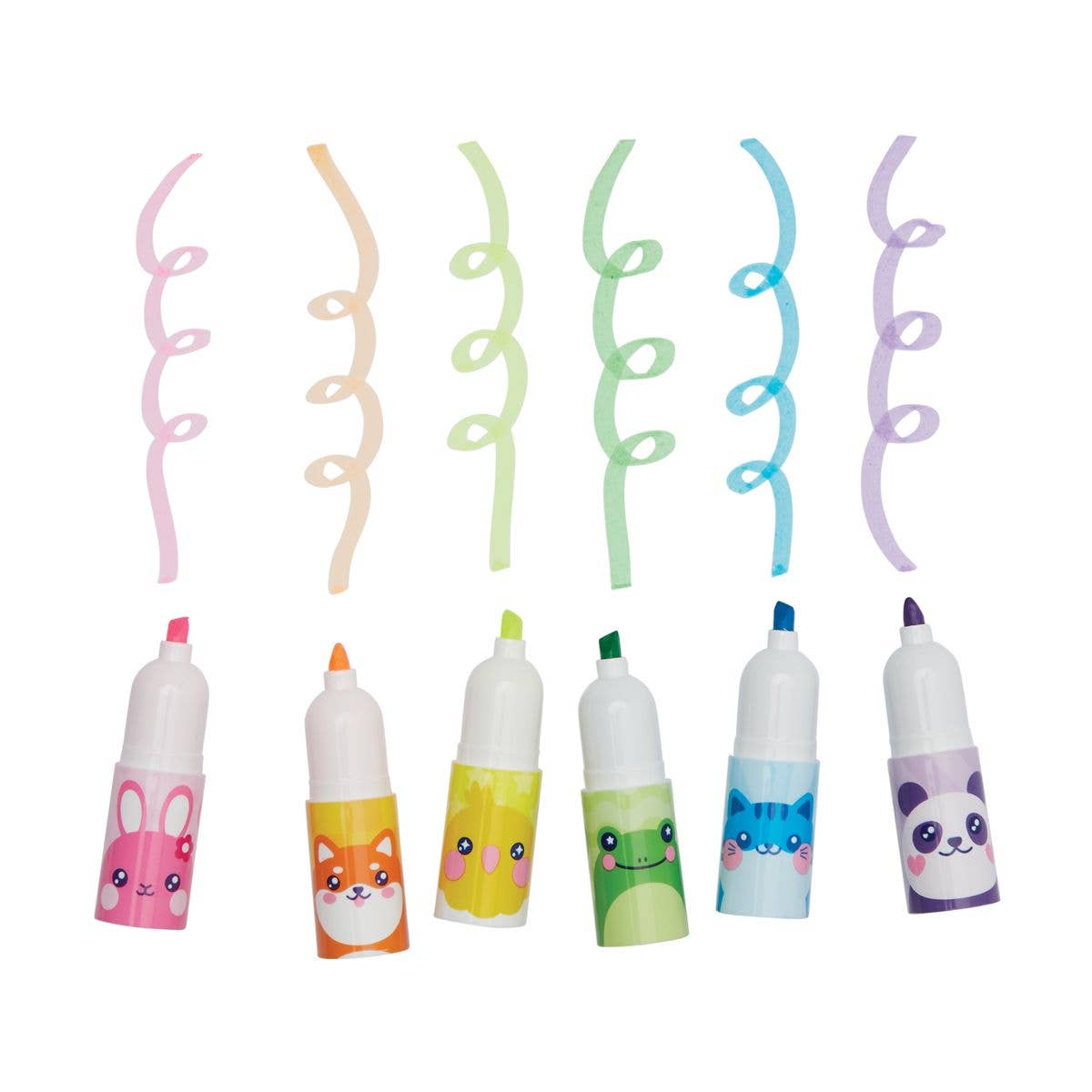 Ooly Stacking Highlighters; Hey Critters! (6 Colors)