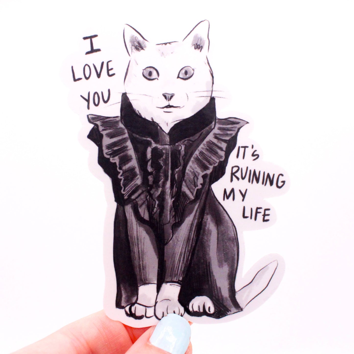 Vinyl Sticker; Fortnight Cat