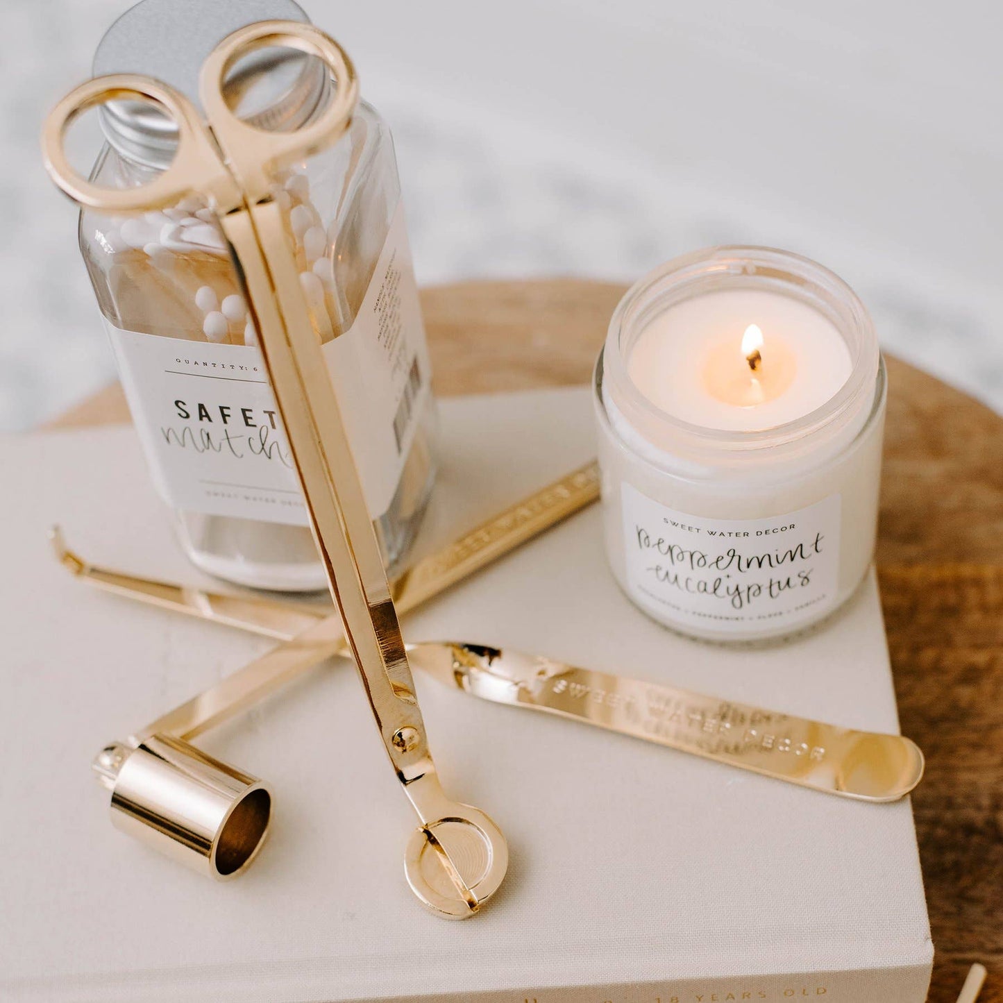 Gold Candle Care Kit By Sweet Water Decor