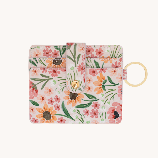 Wallet; Sunny Poppies By Elyse Breanne Design (RFID Blocking)