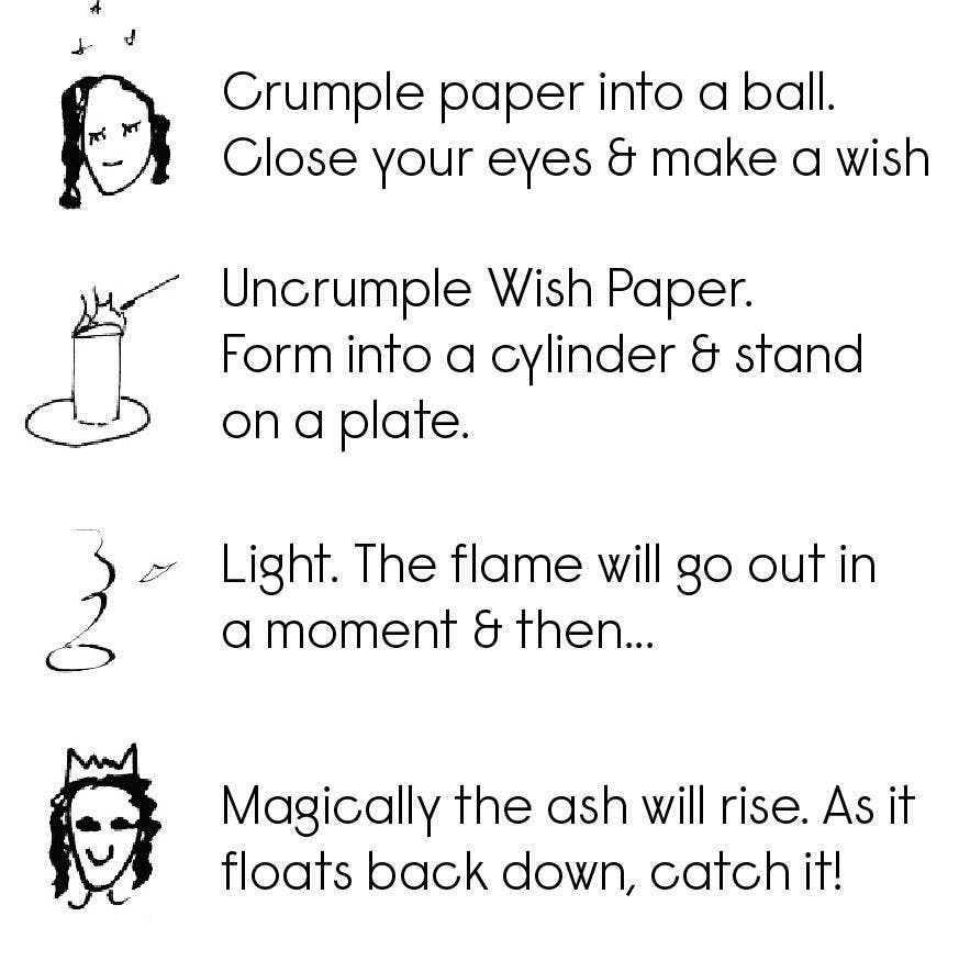 Wish Paper - Gold & Silver - Tube of 10