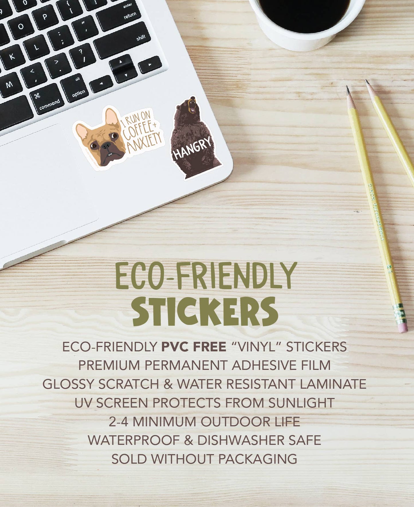 Vinyl Sticker; Send More Snail Mail