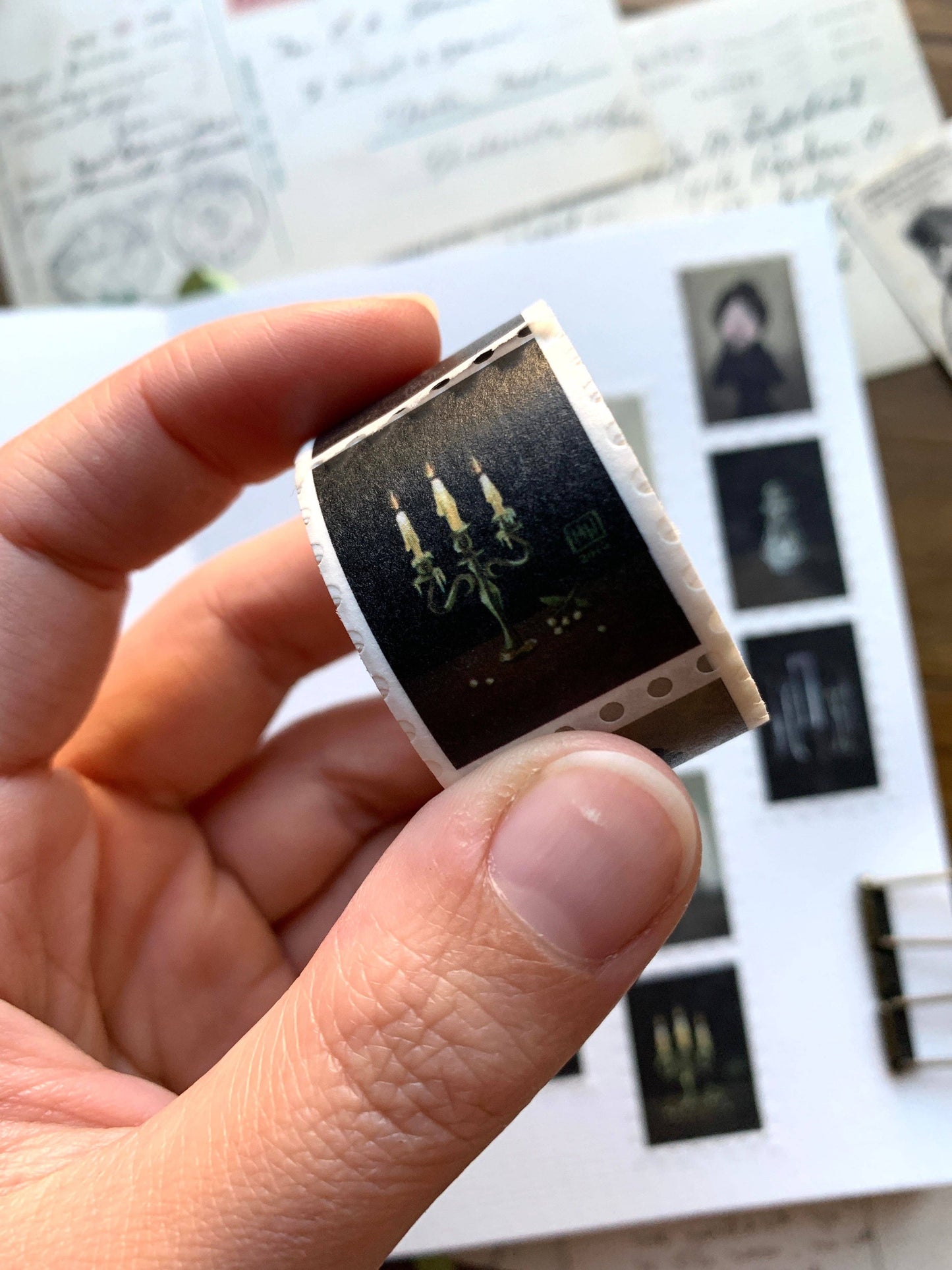 Washi Tape; Haunted Victorian Manor Stamp