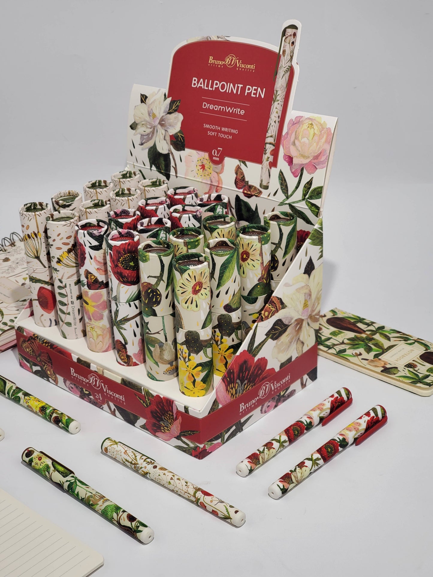 Ballpoint Pens; DreamWrite Bloom Flora Series (3 Designs)
