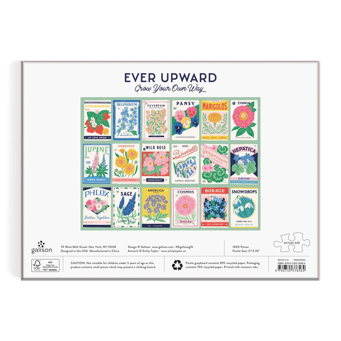 Jigsaw Puzzle; Ever Upward Grow Your Own Way (1000 Piece)