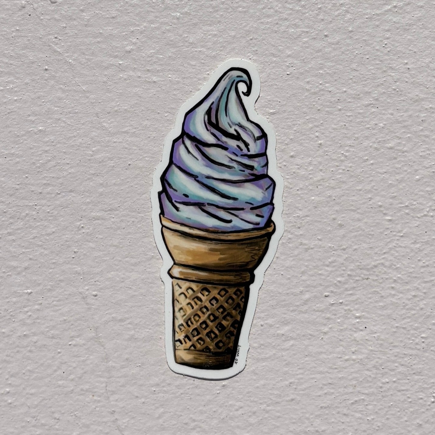 Vinyl Sticker; Ice Cream (Large)