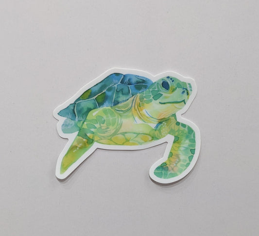 Vinyl Sticker; Sea Turtle - Made By Shellie