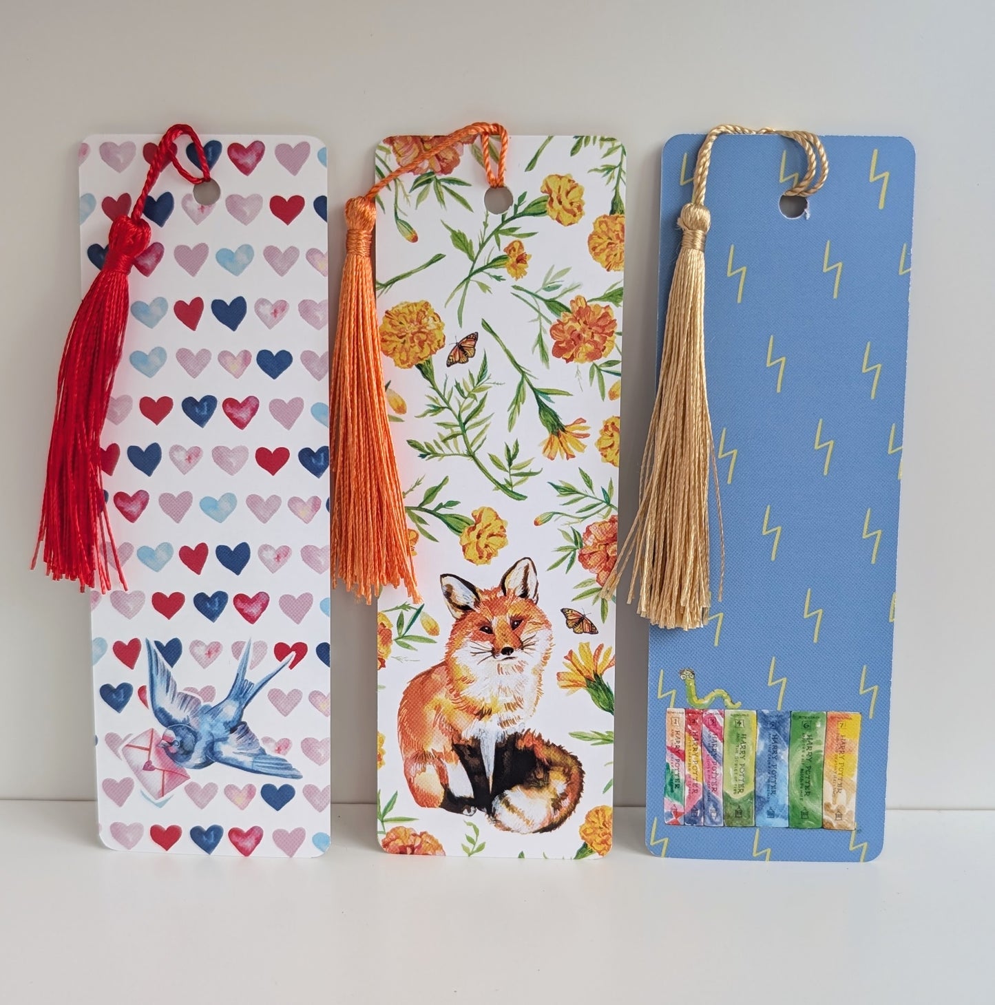 Bookmark; Sitting Fox - Made By Shellie