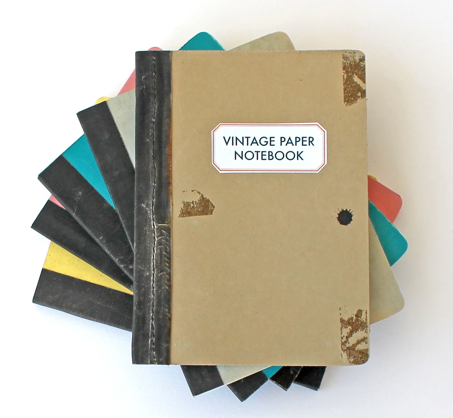 Notebook; Vintage Paper By Sukie (Assorted Colours)