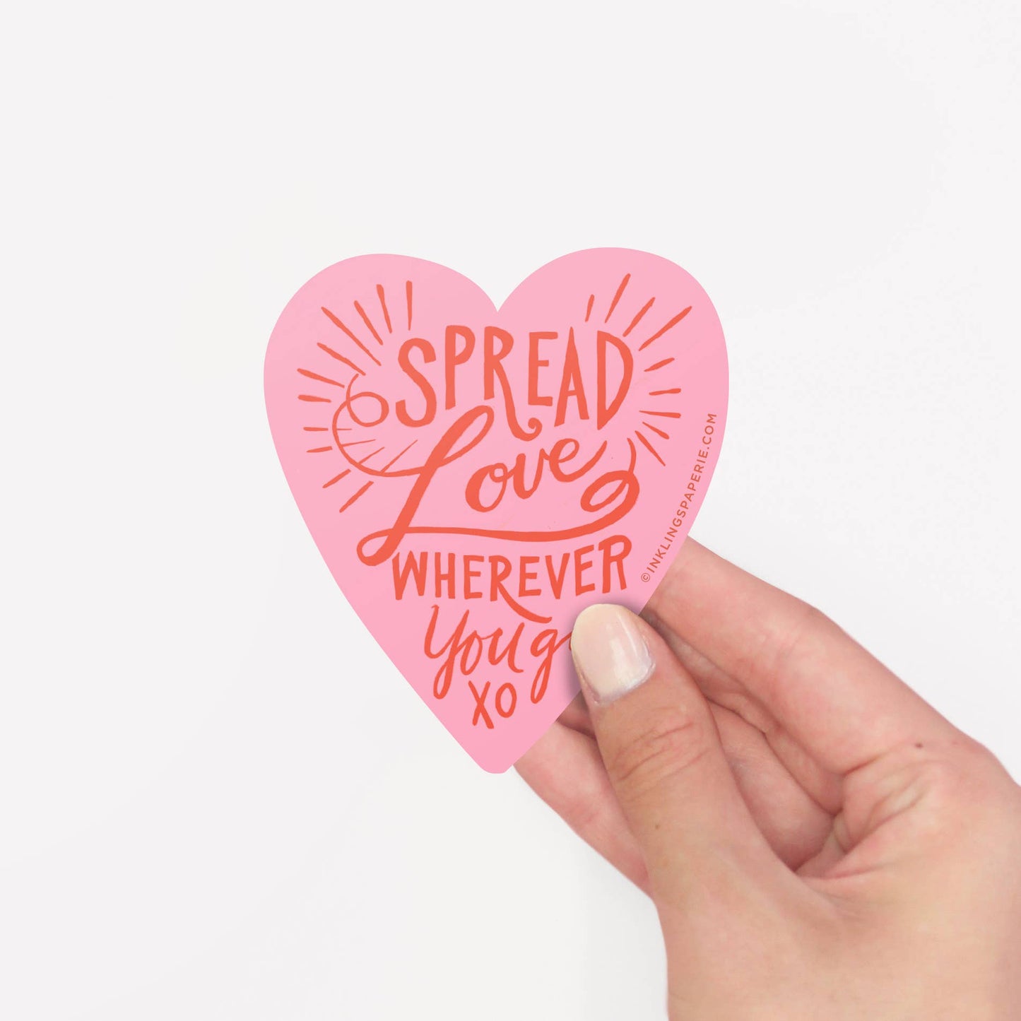 Vinyl Sticker; Spread Love