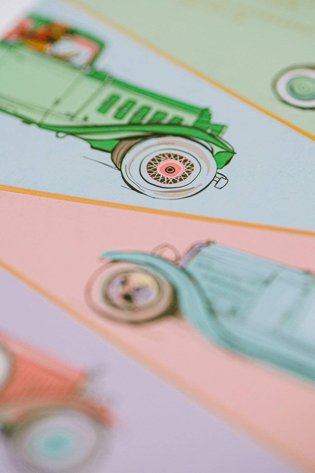 Boxed Stationery Set; Classic Cars and Animals by Good Juju Ink (12 cards)