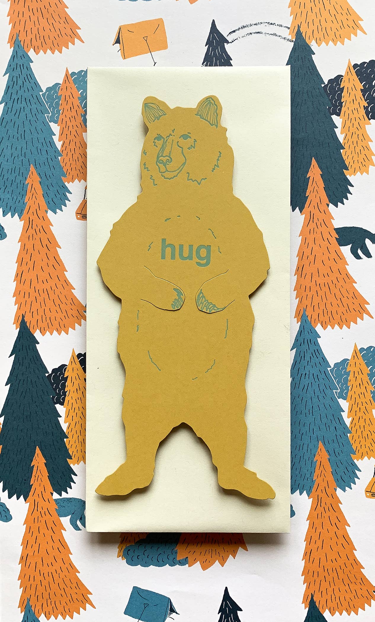 Gift Card Holder; Grizzly Bear Hug