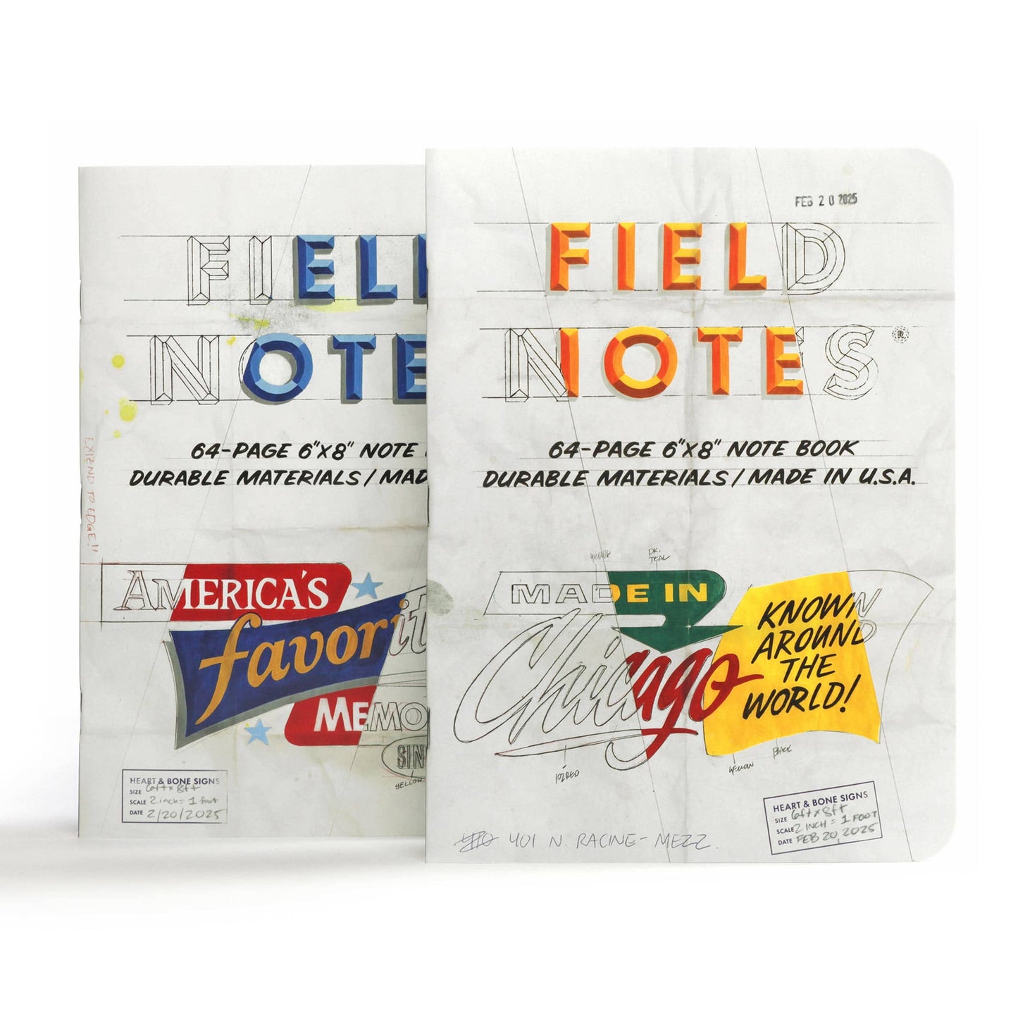 Field Notes; The Chicago Look (2-Pack)
