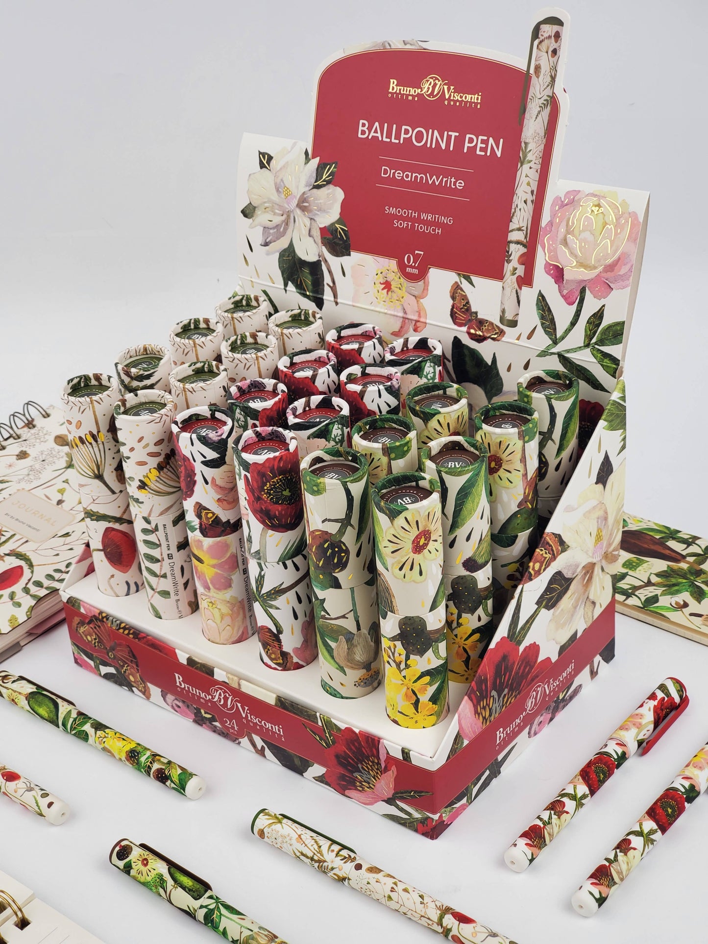 Ballpoint Pens; DreamWrite Bloom Flora Series (3 Designs)