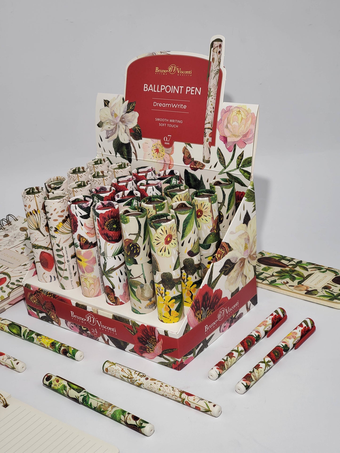 Ballpoint Pens; DreamWrite Bloom Flora Series (3 Designs)