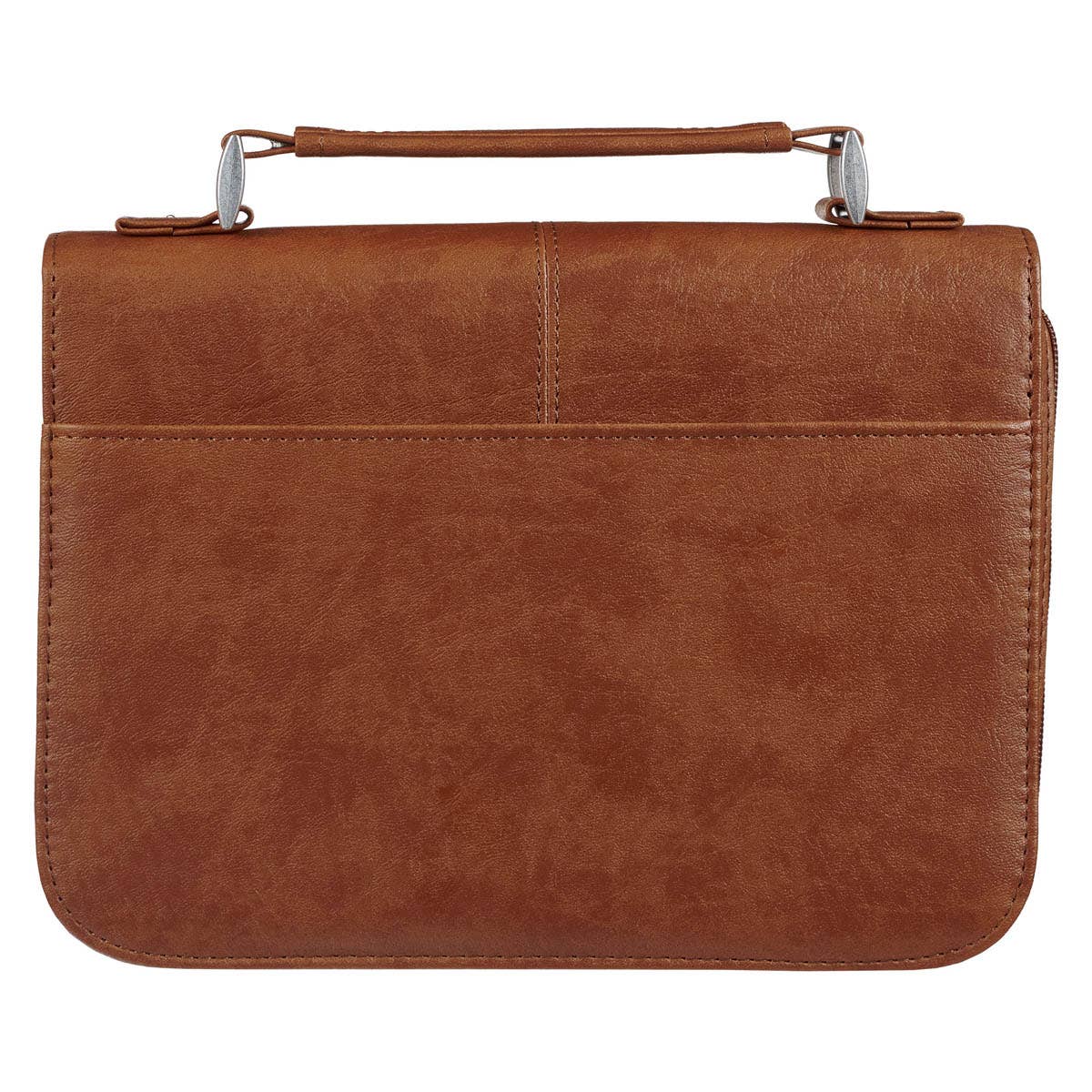 Bible Cover; Classic Brown Faith Badge
