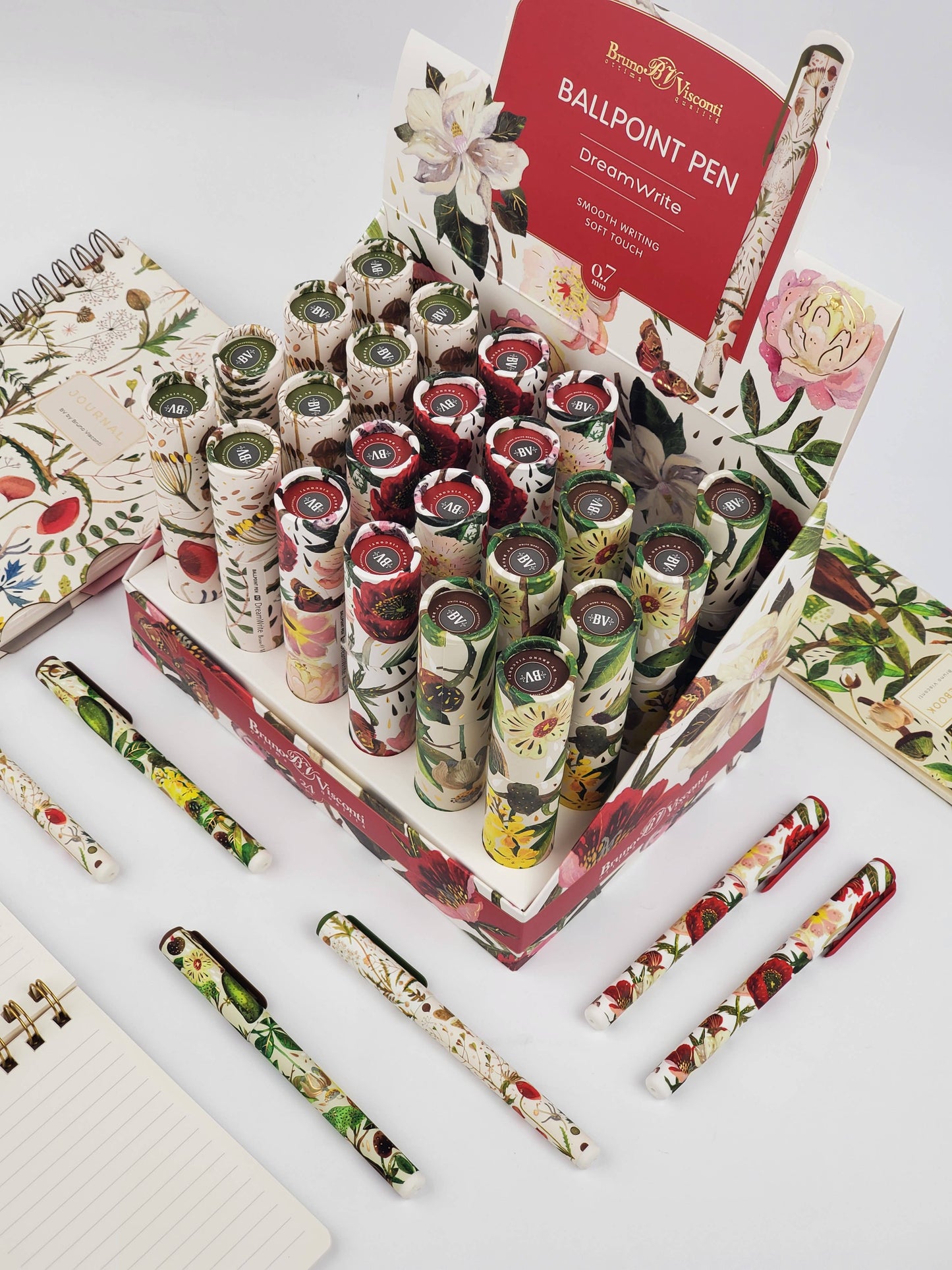Ballpoint Pens; DreamWrite Bloom Flora Series (3 Designs)