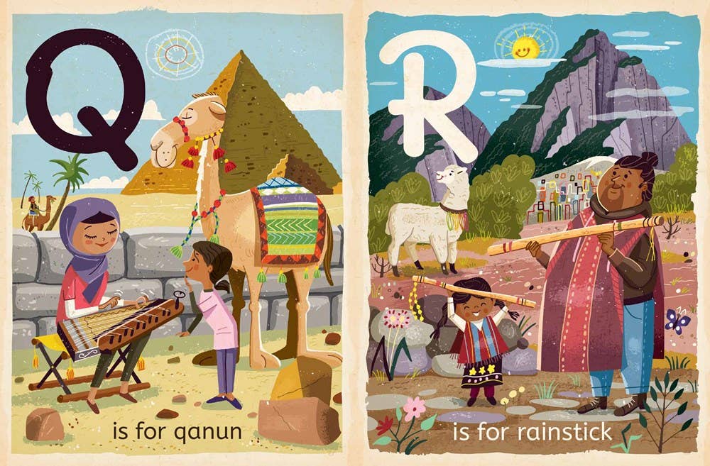 Alphabet Board Book; M is for Music