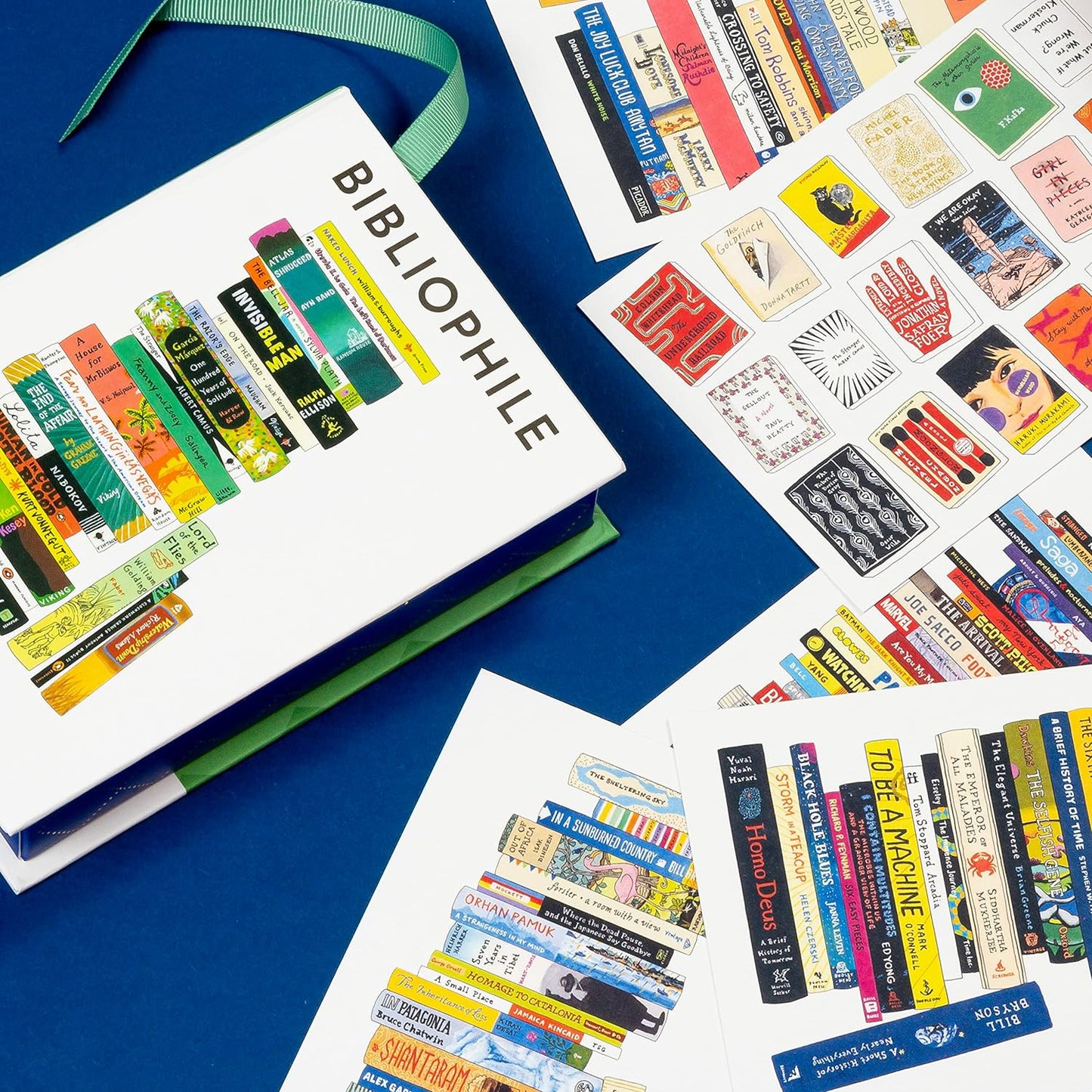 Postcard Set; Bibliophile By Jane Mount (50 Postcards)