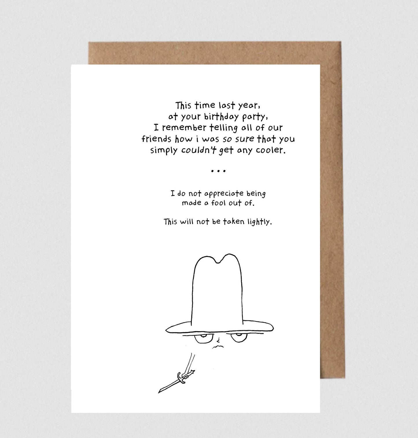 Greeting Card; Happy Birthday Revenge