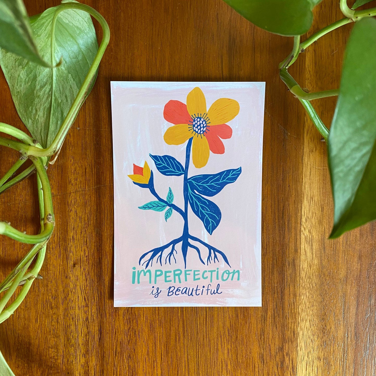 Postcard Set; Positive Affirmations (10 postcards) By Dream Folk Studio