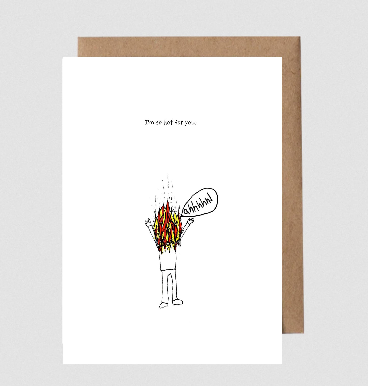 Greeting Card; So Hot