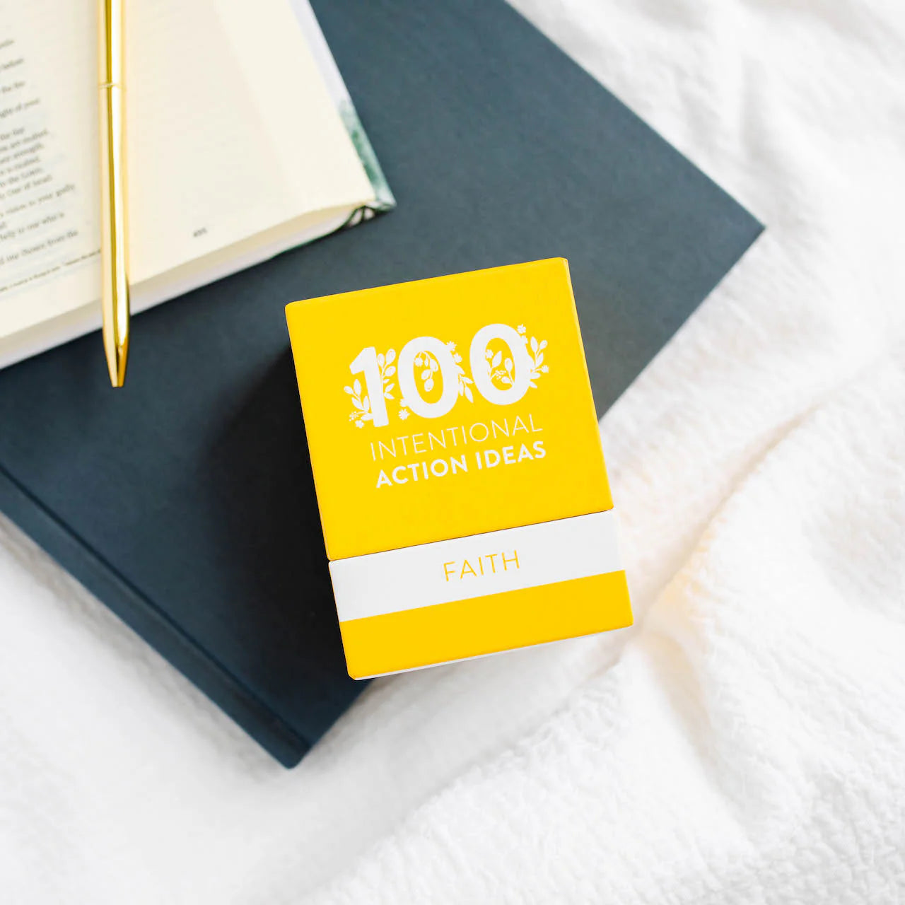 Faith card deck; Intentional Actions (100 Curated Cards)