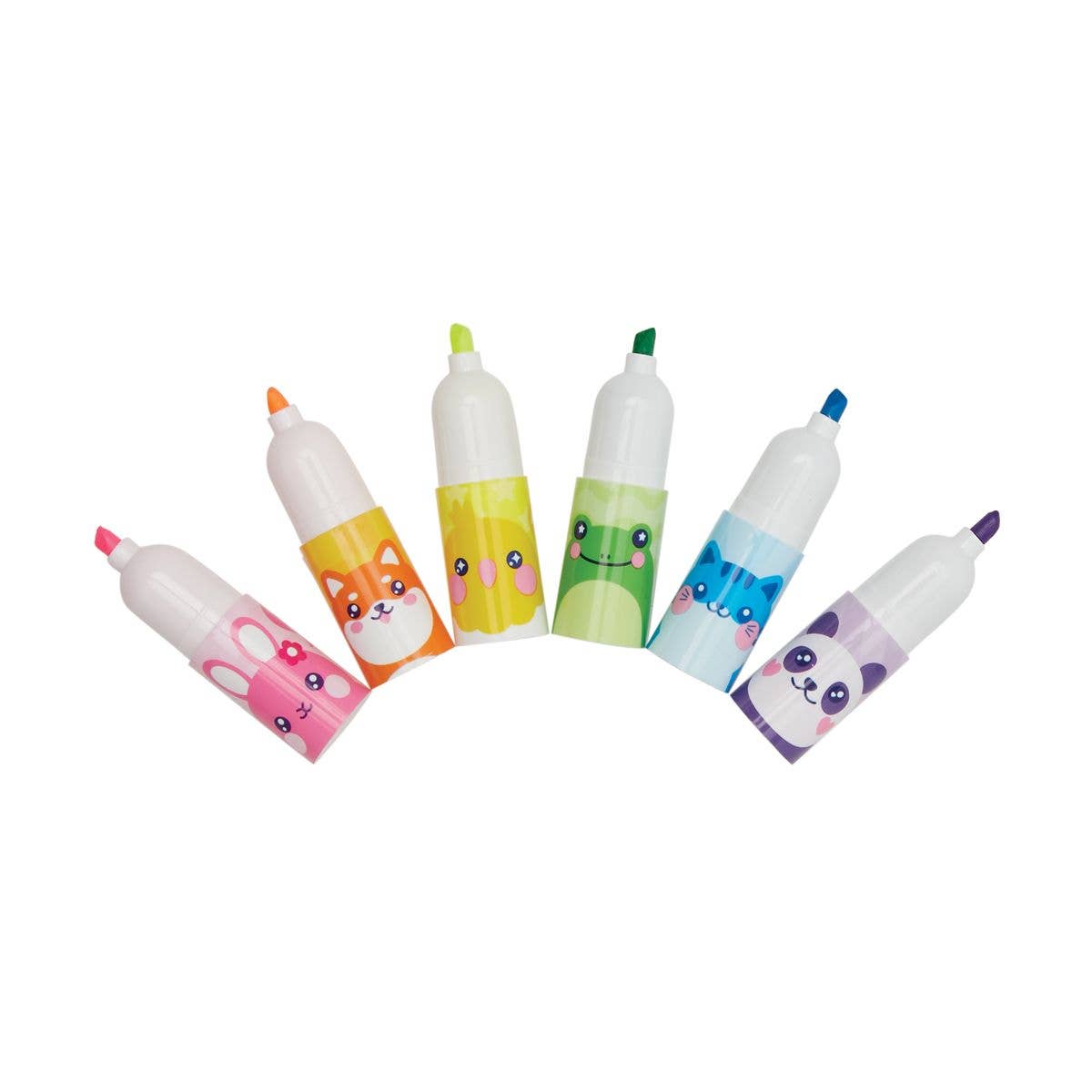 Ooly Stacking Highlighters; Hey Critters! (6 Colors)