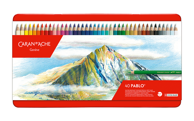 Caran d'Ache Pablo Colored Pencil Set 12