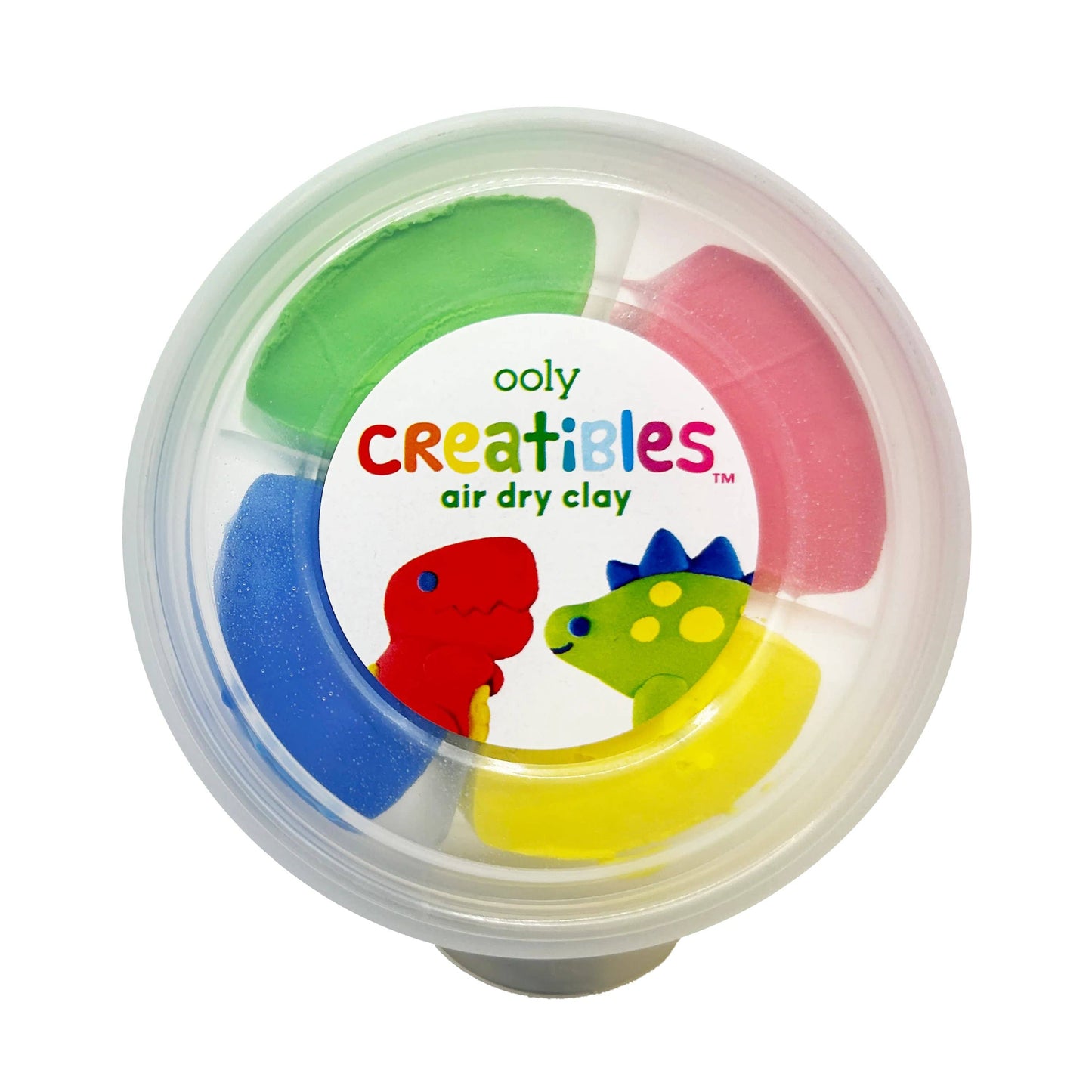 Ooly Creatibles D.I.Y. Air-Dry Clay Kit; Dino BFFs (Set of 4)